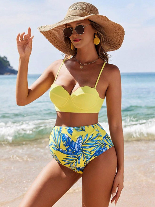 Chicnmom Bikini De Tres Piezas Para Embarazadas