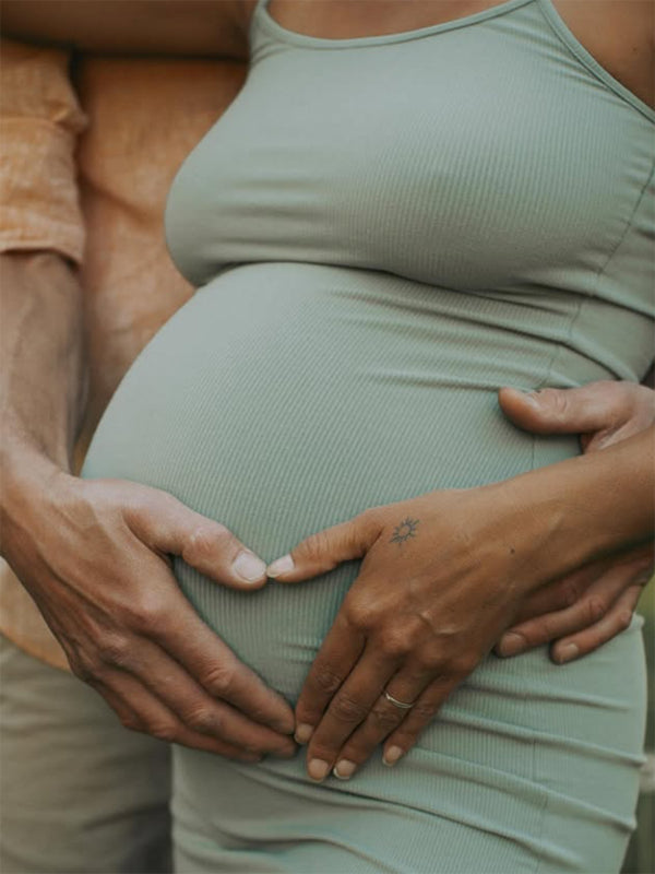 Chicnmom Vestidos casuales premamá Espalda Descubierta De tirantes Verde