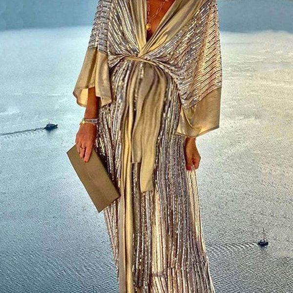 Chicnmom vestidos premamá con flecos y lentejuelas