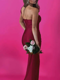 Chicnmom Vestido Premamá De Fiesta de Largo Ajustado con Pliegues y un Hombro para Embarazadas Boda