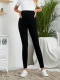 Chicnmom casual diario liso ajustados mujer embarazada leggings de talle alto