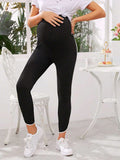 Chicnmom casual diario rayas irregular ajustados mujer embarazada leggings de talle alto