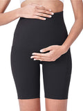 Chicnmom casual diario rayas bolsillos ajustados mujer embarazada leggings de talle alto mini