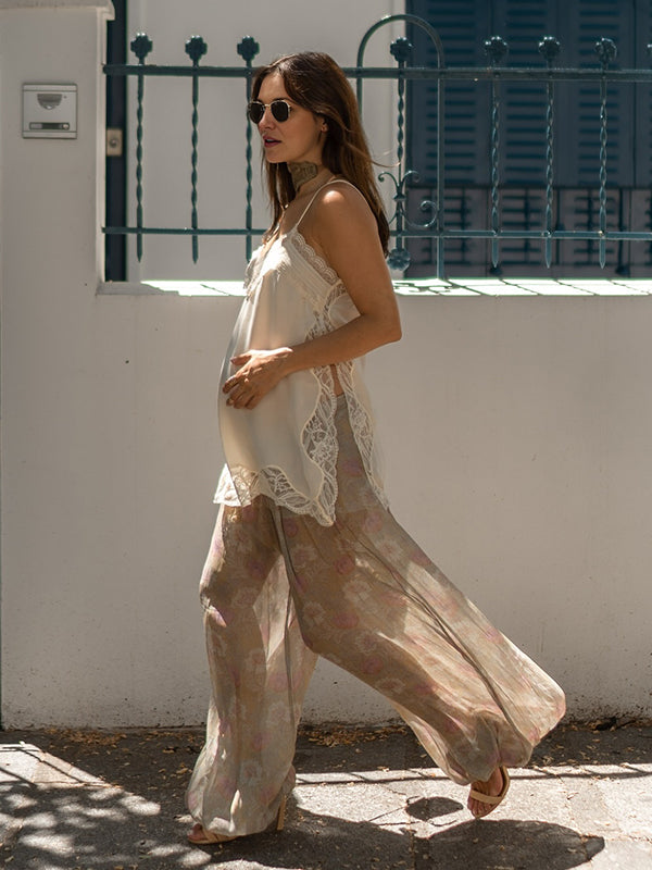 Chicnmom Tirantes de maternidad Encaje Abertura De tirantes Blanco