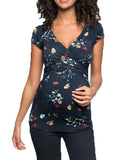 Chicnmom blusa de lactancia sin mangas con estampado floral