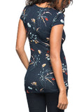 Chicnmom blusa de lactancia sin mangas con estampado floral