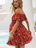 Chicnmom vestidos premamá rojo estampado vestidos para embarazadas